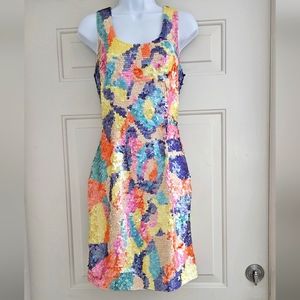 Multi Color Sequinned Dress